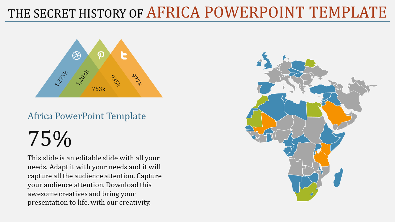 africa powerpoint template-The Secret History Of Africa Powerpoint Template